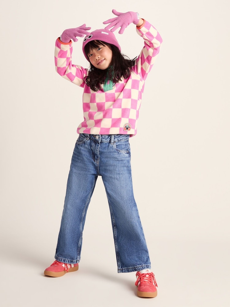 Tog 24 Pink Kids Soay Shaun The Sheep Knit Gloves - Image 2 of 4 Tog 24 Pink Kids Soay Shaun The Sheep Knit Gloves - Image 2 of 4