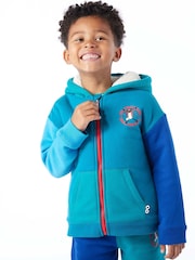 Tog 24 Blue Kids Southdown Shaun The Sheep Print Zip Sweater - Image 4 of 6