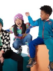 Tog 24 Blue Kids Southdown Shaun The Sheep Print Zip Sweater - Image 5 of 6