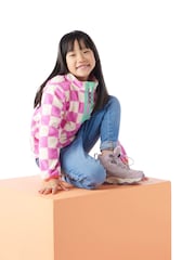 Tog 24 Pink Kids Brecknock Shaun The Sheep Print Zip Neck Fleece - Image 4 of 6
