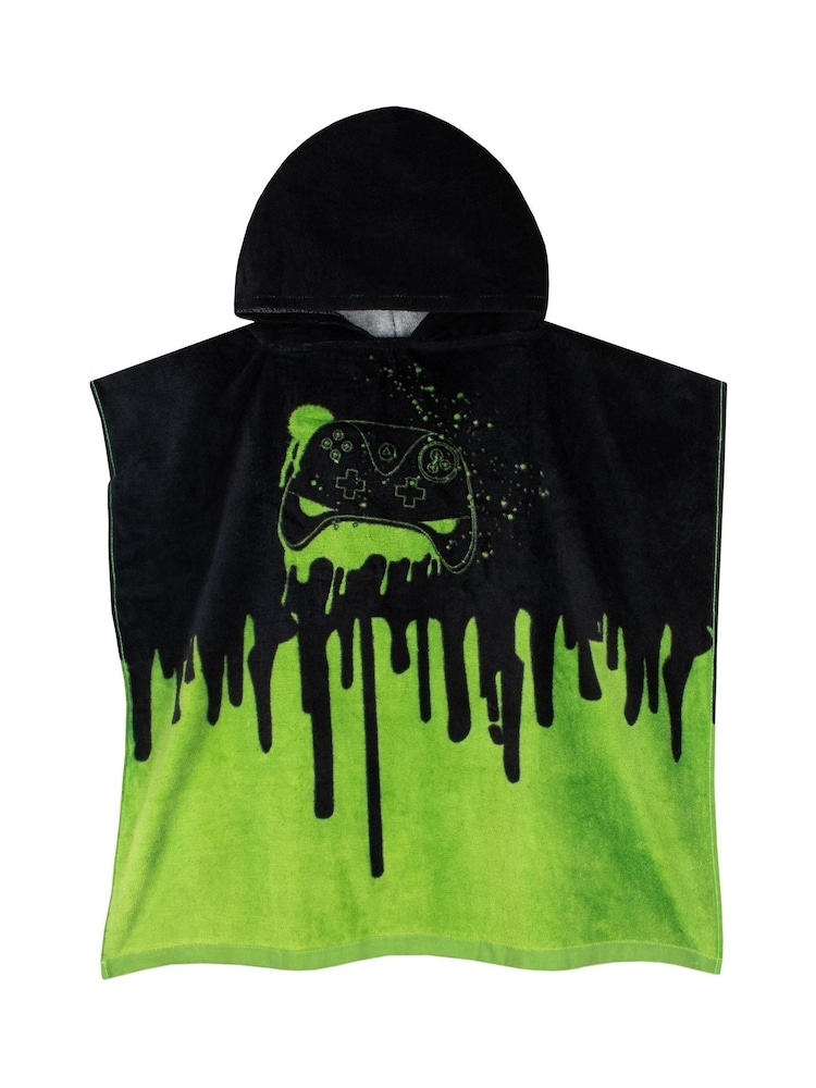 Character Black Harry Bear Gaming Towel Poncho - Image 1 of 10