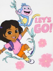 Character White Dora T-Shirt And Shorts Set - Image 11 of 11