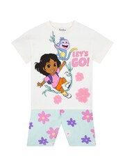 Character White Dora T-Shirt And Shorts Set - Image 7 of 11