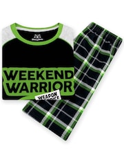Harry Bear Black Gaming Weekend Warrior Short Pyjamas - Image 11 of 12