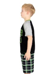 Harry Bear Black Gaming Weekend Warrior Short Pyjamas - Image 3 of 12