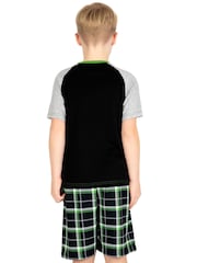 Harry Bear Black Gaming Weekend Warrior Short Pyjamas - Image 4 of 12