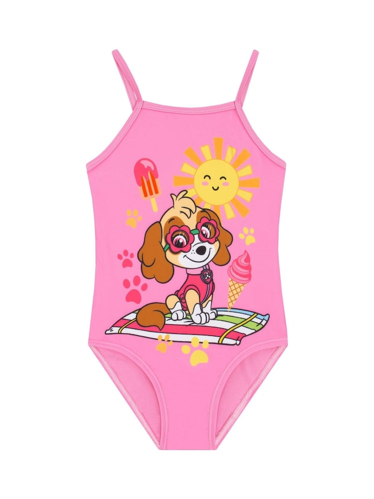 Character Pink Paw Patrol Skye Swimsuit - Image 1 of 6