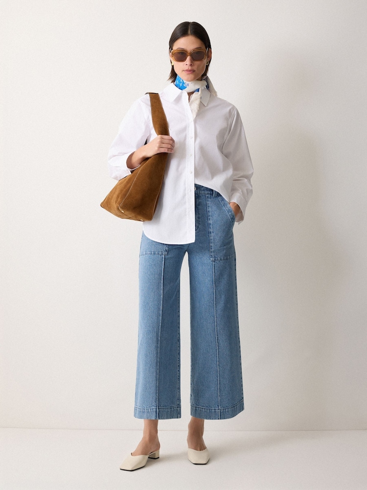 Jigsaw Blue Denim Sailor Jeans - Image 1 of 6
