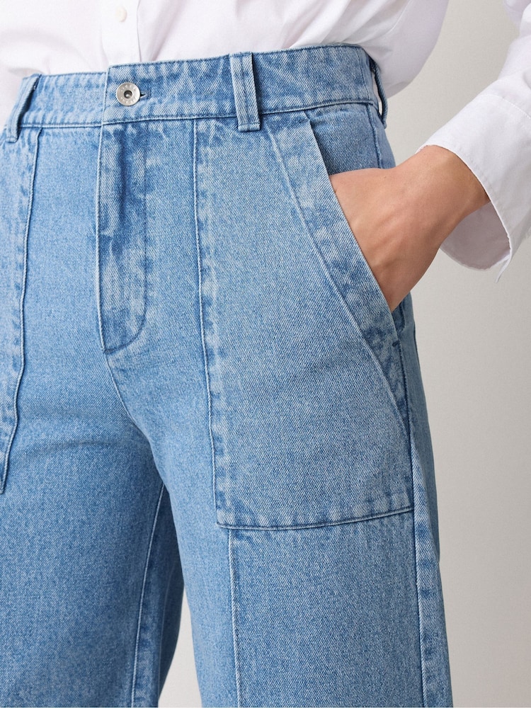 Jigsaw Blue Denim Sailor Jeans - Image 2 of 6