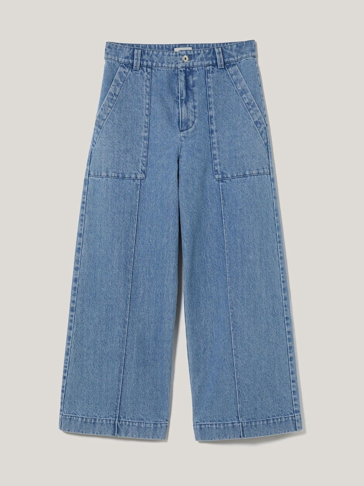 Jigsaw Blue Denim Sailor Jeans - Image 6 of 6