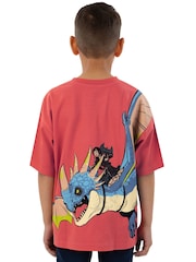 Character Red How To Train Your Dragon Print Short Sleeve T-Shirt - Image 8 of 12