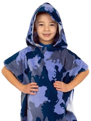 Character Blue Harry Bear Dino Towel Poncho - Image 7 of 7