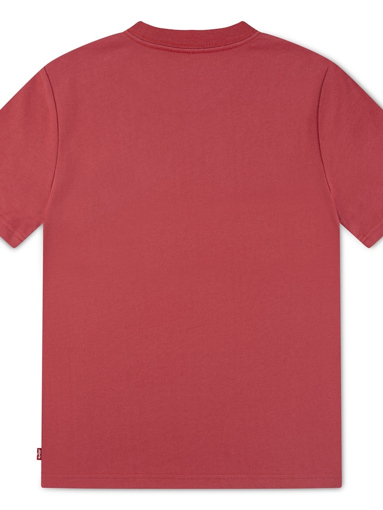 Levi's® Red Varsirty Monogram Chest Logo Short Sleeve T-Shirt - Image 3 of 3