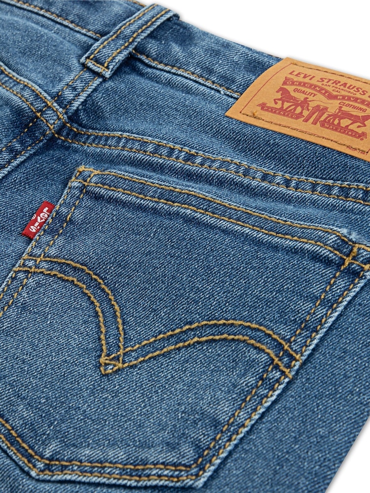 Levi's® Blue Logo Wide Leg Jeans - Image 4 of 4