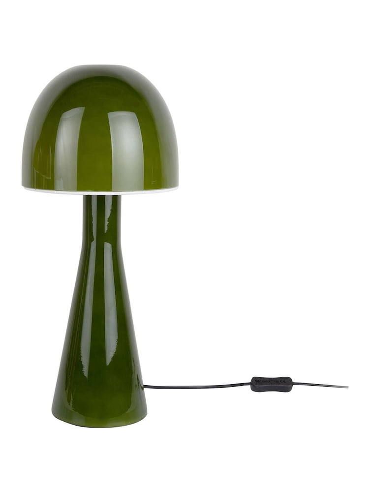 Leitmotiv Army Green Bombin Glass Table Lamp - Image 2 of 3 Leitmotiv Army Green Bombin Glass Table Lamp - Image 2 of 3