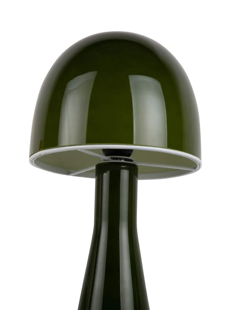 Leitmotiv Army Green Bombin Glass Table Lamp - Image 3 of 3 Leitmotiv Army Green Bombin Glass Table Lamp - Image 3 of 3