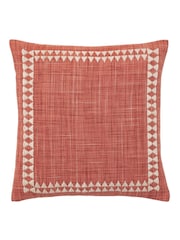 Gallery Direct Orange Suki Embroider Border Apricot Cushion - Image 3 of 4