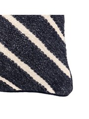 Gallery Direct Blue Freya Stripe Woven Cushion - Image 4 of 5