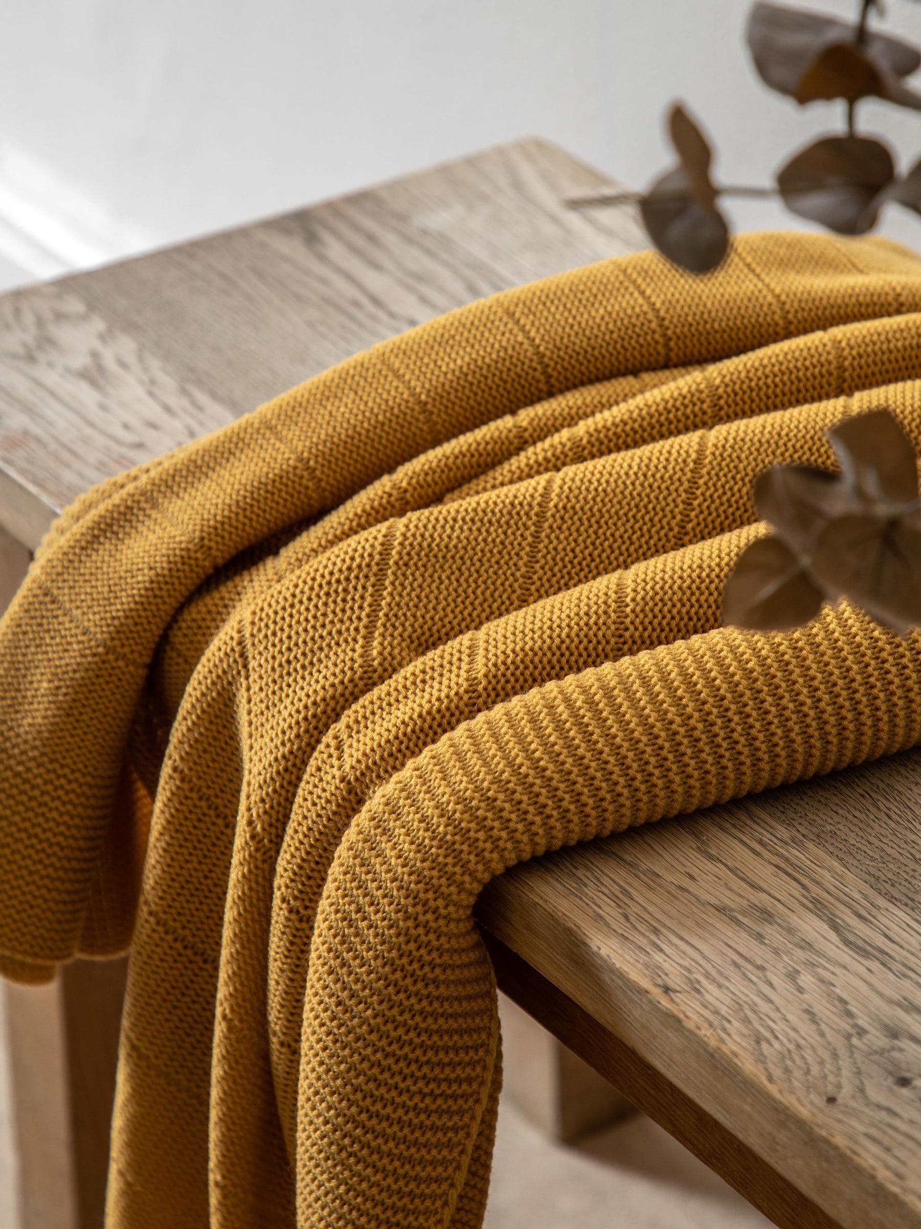 Florence Knit Throw Taupe 1300x1700mm - Image 3