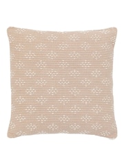 Gallery Direct Taupe Tavira Woven Cushion - Image 3 of 3