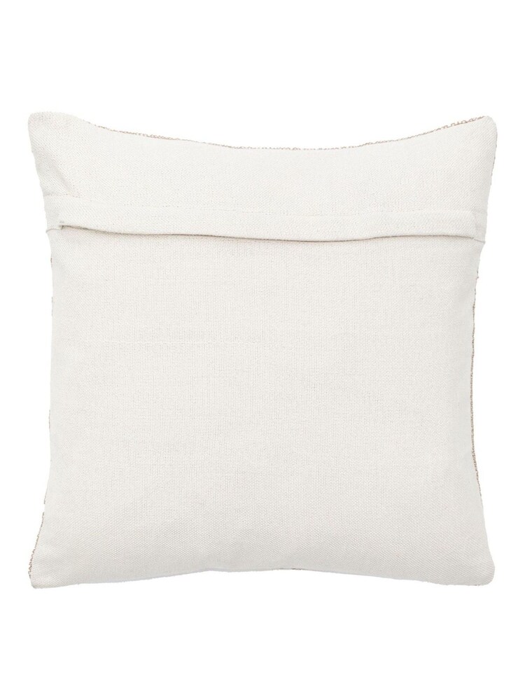 Gallery Direct Taupe Hali Slub Cushion - Image 4 of 4 Gallery Direct Taupe Hali Slub Cushion - Image 4 of 4