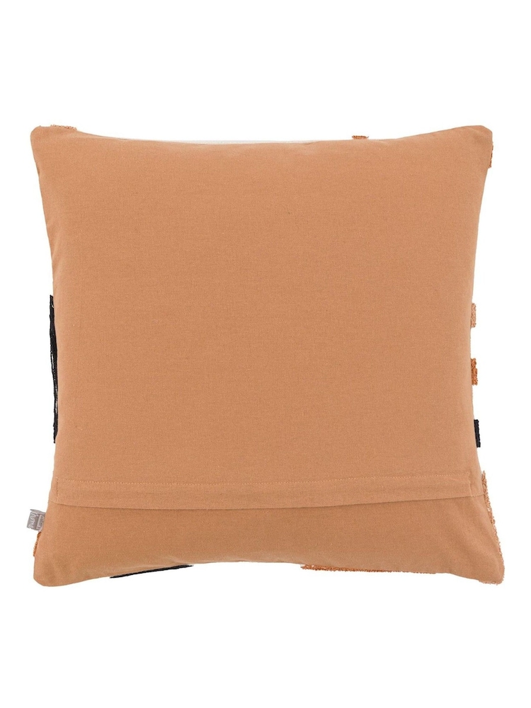 Gallery Direct Orange Lior Embroidered Nutmeg Cushion - Image 4 of 4
