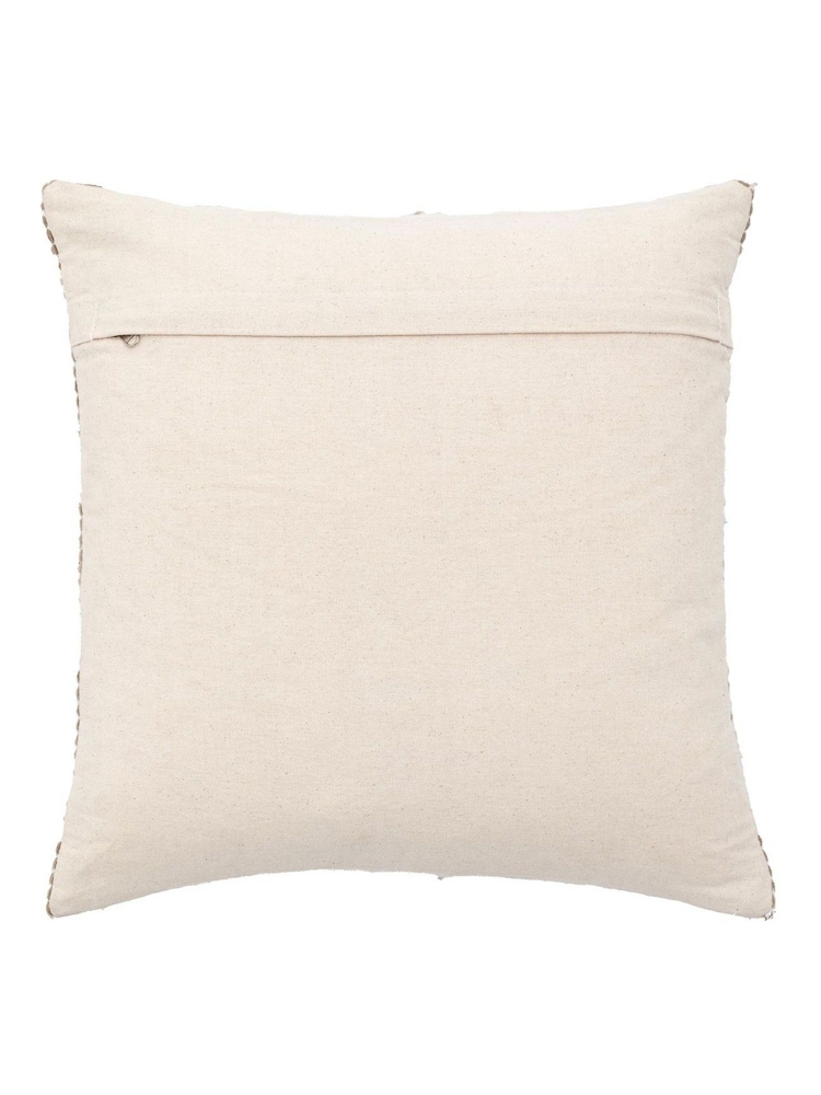 Gallery Direct Taupe Marden Check Woven Cushion - Image 5 of 5