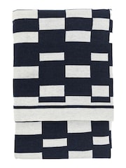 Gallery Direct Blue Solvi Knitted Throw - Image 1 of 4