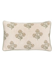 Gallery Direct Green Alden Floral Cushion - Image 4 of 5
