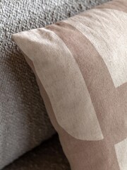 Gallery Direct Taupe Iver Graphic Cushion - Image 2 of 4