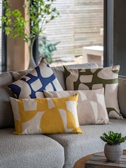 Gallery Direct Taupe Iver Graphic Cushion - Image 3 of 4