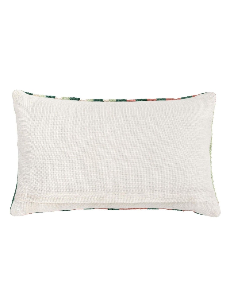 Gallery Direct Multicoloured Lani Stripe Woven Cushion - Image 4 of 4 Gallery Direct Multicoloured Lani Stripe Woven Cushion - Image 4 of 4