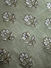 Gallery Direct Green Norley Embroider Floral Cushion - Image 2 of 5