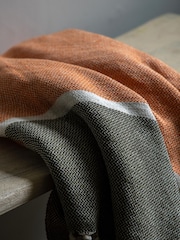 Gallery Direct Taupe Eira Woven Throw - Image 2 of 4