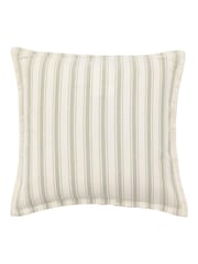 Gallery Direct Green Epsom Woven Stripe Cushion - Image 3 of 3