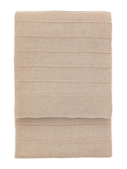 Gallery Direct Taupe Alessa Knit Throw - Image 4 of 4