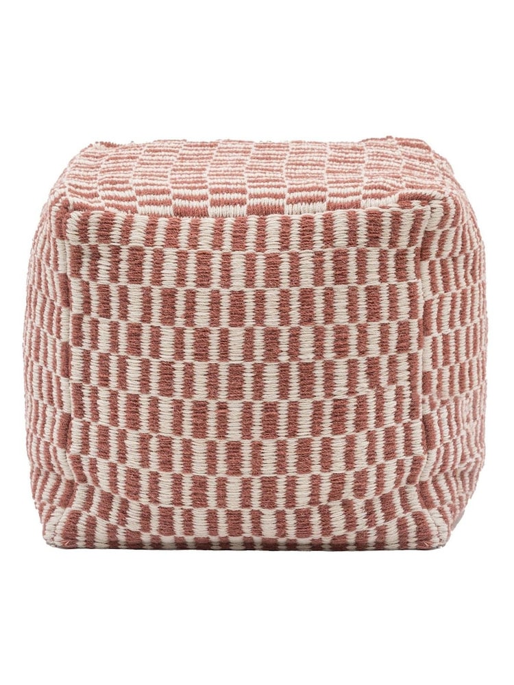 Gallery Direct Orange Nutmeg Lulea Pouffe - Image 3 of 3