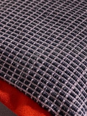 MADE.COM Blue Cady Woven Textured Cushion - Image 3 of 4