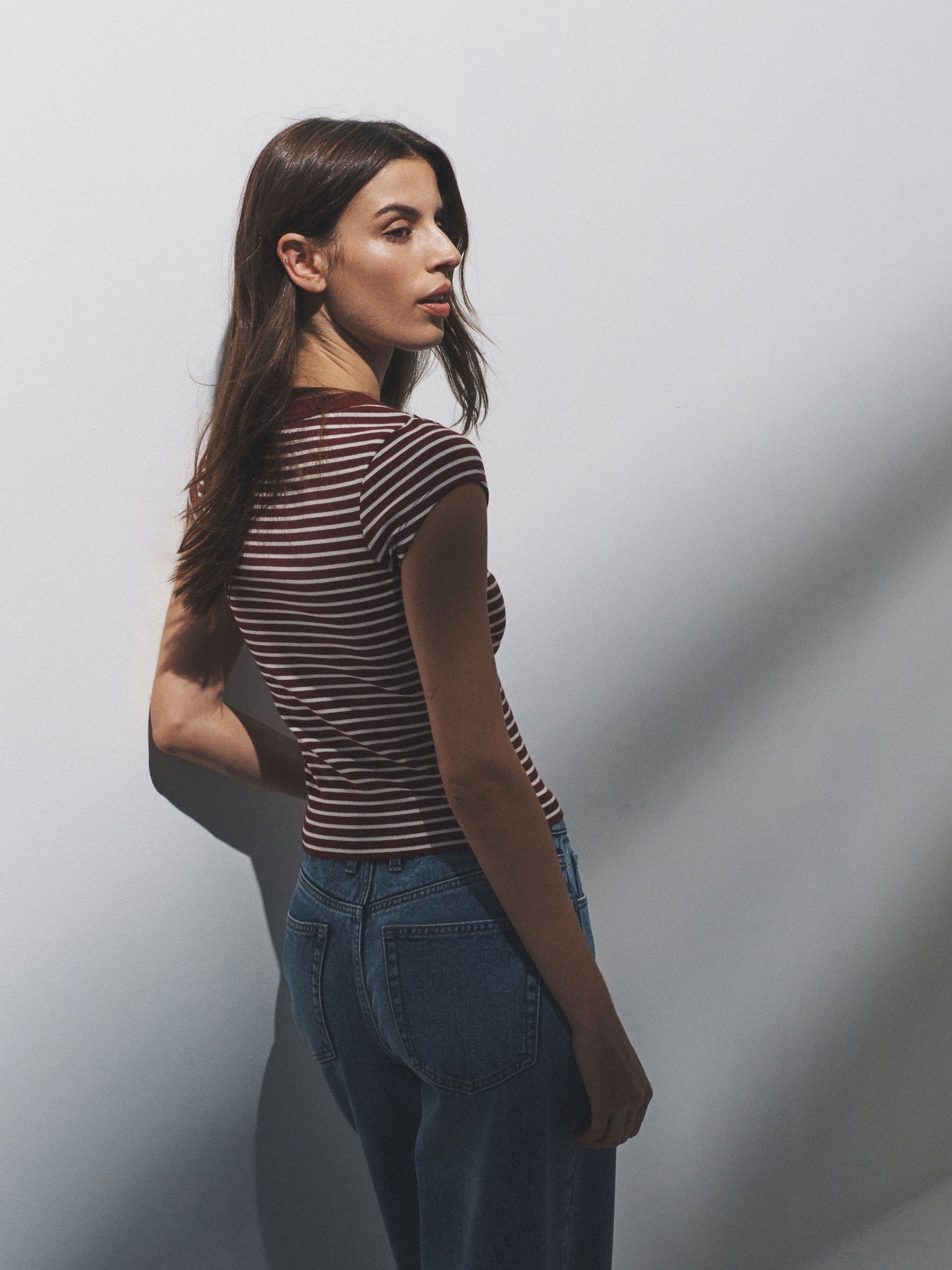 Buy The Set 5 Pack Scoop Neck Cap Sleeve Ribbed T-Shirts Navy Buy The Set 5 Pack Scoop Neck Cap Sleeve Ribbed T-Shirts Navy