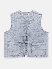 Mint Velvet Quilted Tie Front Gilet - Imagen 6 de 7