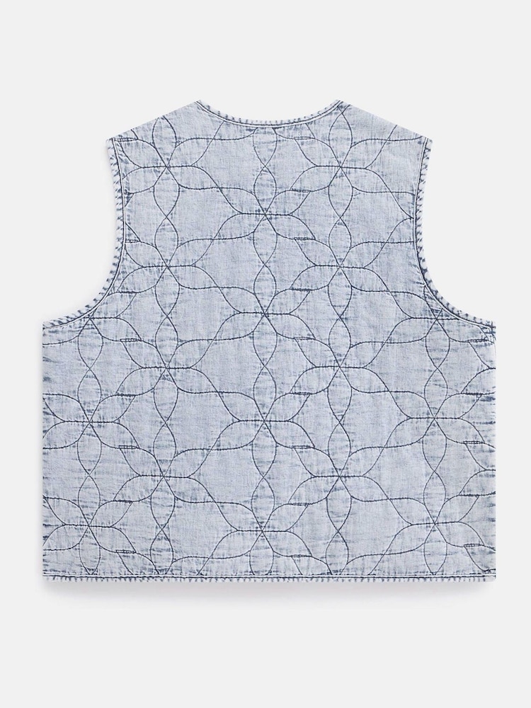 Mint Velvet Quilted Tie Front Gilet - Imagen 7 de 7