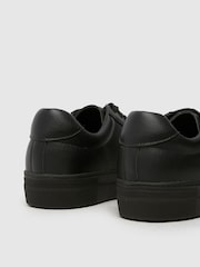 Schuh Marley Lace Up Black Trainer - Image 4 of 4