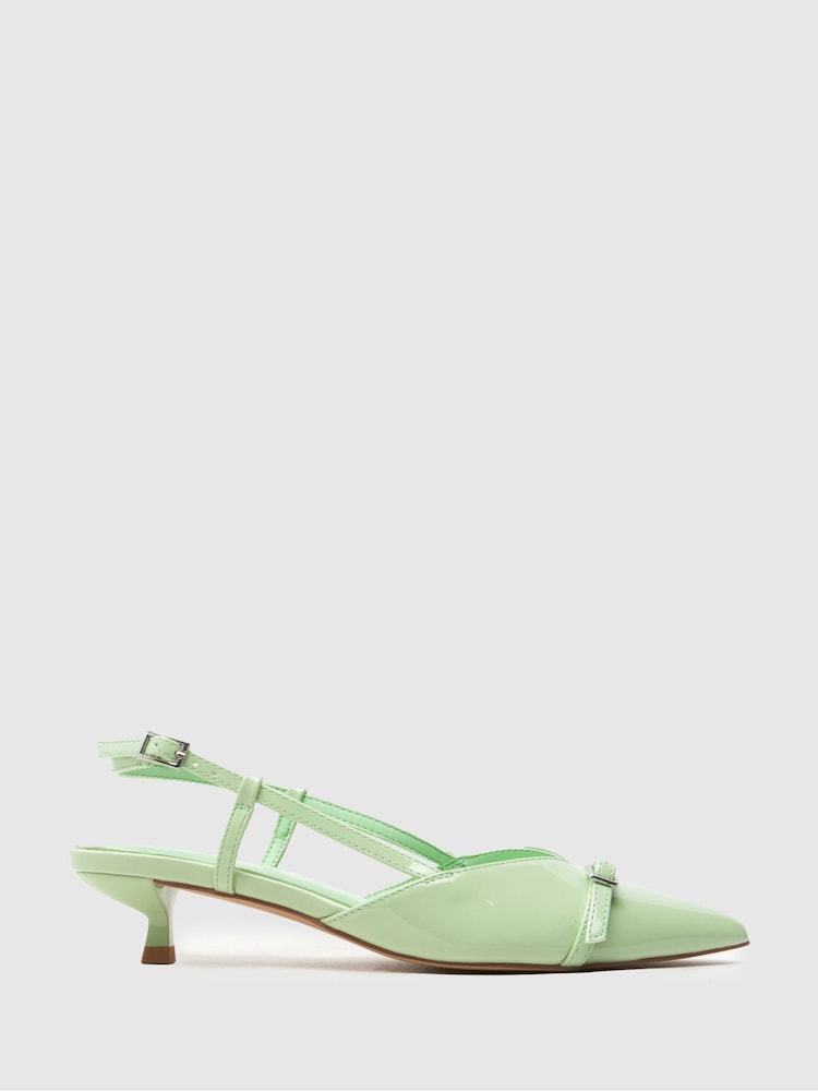 Schuh Sybill Buckle Kitten Print Shoes - Image 1 of 4 Schuh Sybill Buckle Kitten Print Shoes - Image 1 of 4