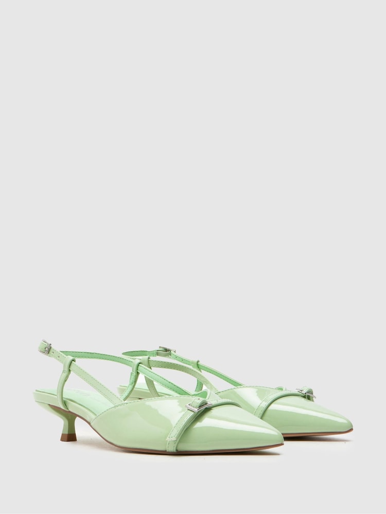 Schuh Sybill Buckle Kitten Print Shoes - Image 2 of 4 Schuh Sybill Buckle Kitten Print Shoes - Image 2 of 4