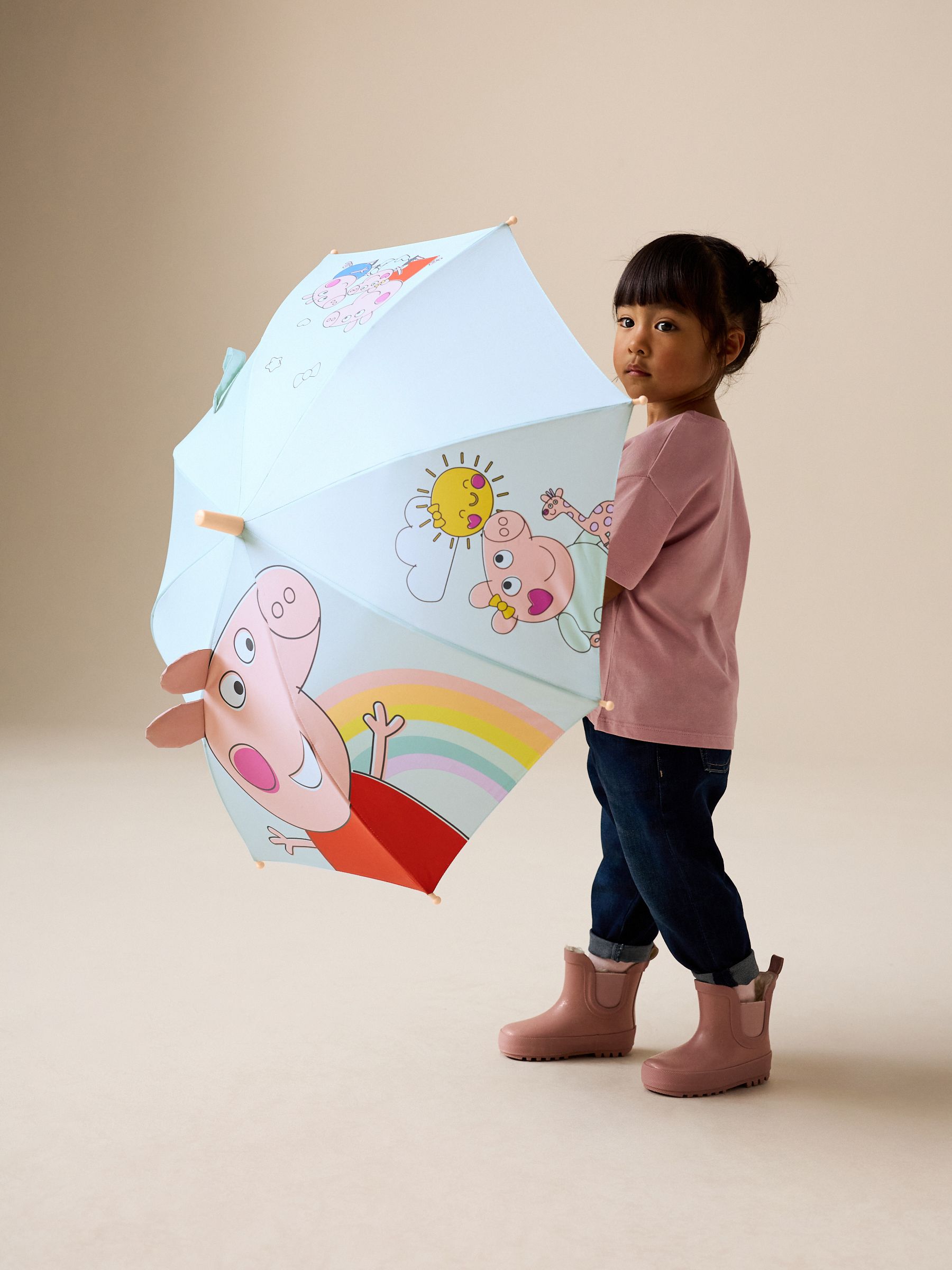 Buy Blue Peppa Pig Umbrella from Next USA