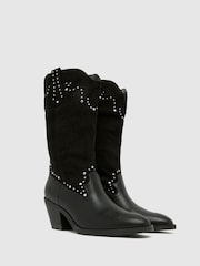 Schuh Brielle Studded Western Boots - Image 3 of 4