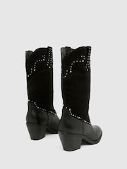Schuh Brielle Studded Western Boots - Image 4 of 4