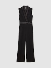 Reiss Black Gaia Jumpsuit - Image 2 of 7