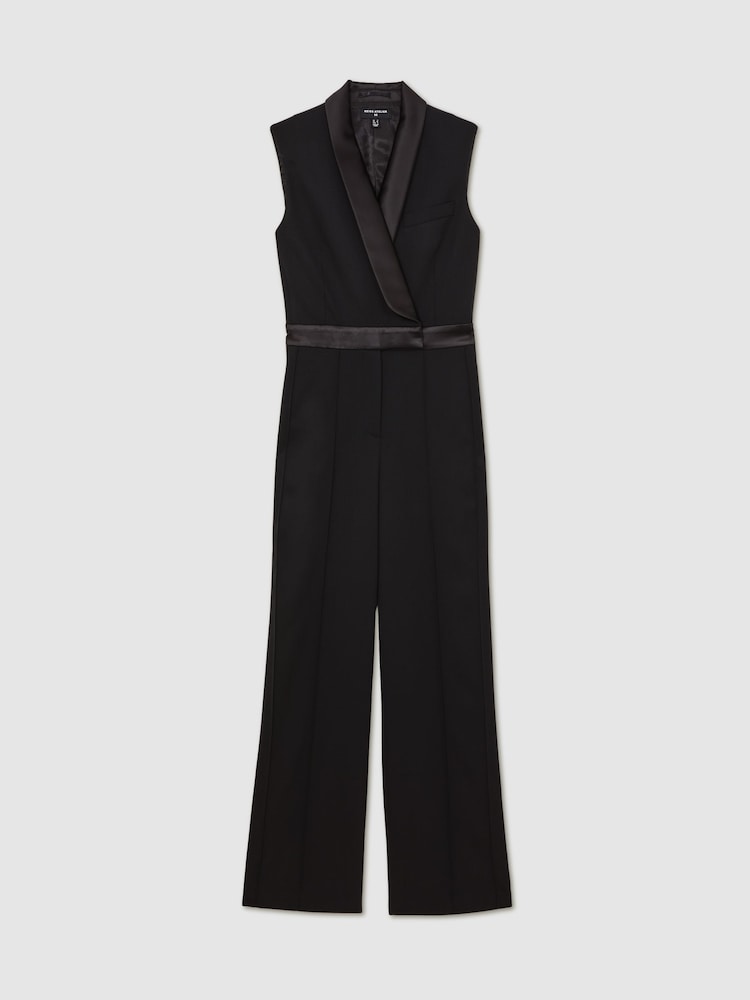Reiss Black Gaia Jumpsuit - Image 2 of 7 Reiss Black Gaia Jumpsuit - Image 2 of 7