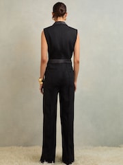 Reiss Black Gaia Jumpsuit - Image 6 of 7
